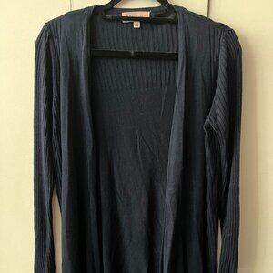 Philosophy Navy Long Cardigan Sweater - L